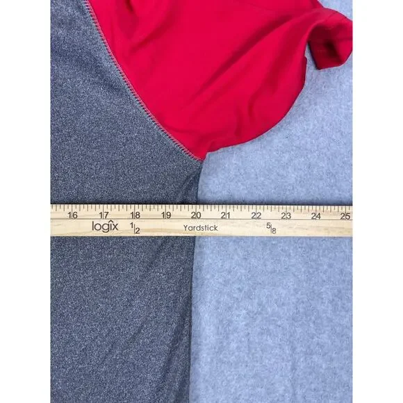 Campus Heritage Nebraska T Shirt Mens L‎ Gray Red Short Sleeve NCAA Football - Picture 8 of 9